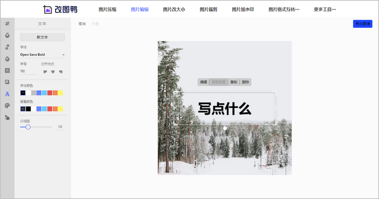 编辑图片上的文字步骤1